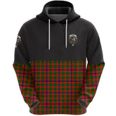 Skene Modern Clan Half Of Tartan Hoodie